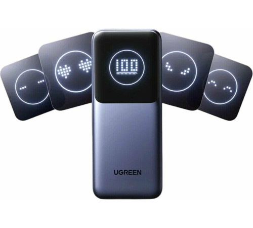 Внешний аккумулятор Ugreen PB723 20000mAh серый