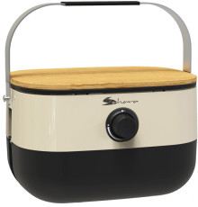 Портативный газовый гриль Sahara Mini BBQ кремовый