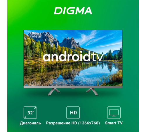 Телевизор Digma DM-LED32SBB39