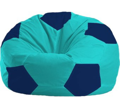 Кресло-мешок Flagman Мяч Стандарт М1.1-286 бирюзовый/темно-синий