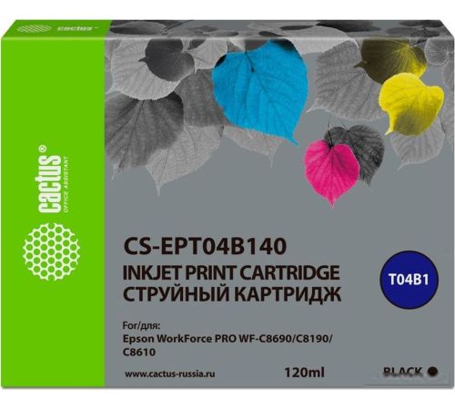 Картридж CACTUS CS-EPT04B140 аналог Epson EPT04B140