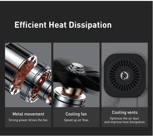 Автомобильный компрессор Baseus Super Mini Inflator Pump CRCQ000001