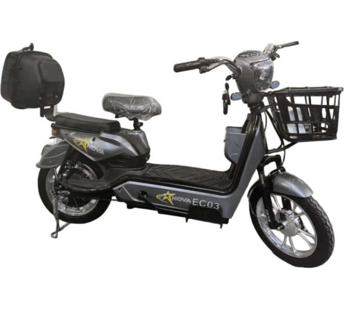 Электроскутер NOVA EC03 серый, без цепи