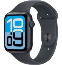 Умные часы Apple Watch SE 3 LTE 44 мм алюминиевый корпус, полуночный/полуночный, спортивный силиконовый ремешок M/L