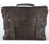 Мужская сумка Poshete 253-01256-26-DBW коричневый