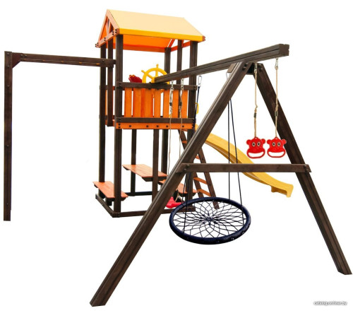 Игровой комплекс Perfetto Sport Bari-6 качели лодочка, паутина