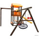 Игровой комплекс Perfetto Sport Bari-6 качели лодочка, паутина