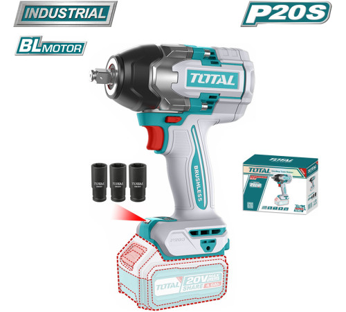 Гайковерт Total TIWLI20851 без АКБ