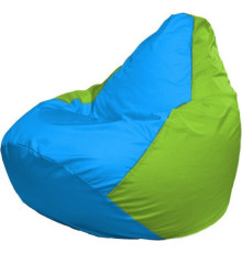 Кресло-мешок Flagman Груша Макси Г2.1-276 салатовый/голубой