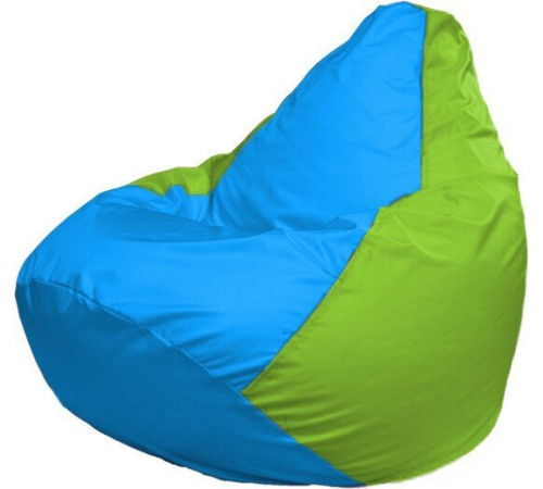 Кресло-мешок Flagman Груша Макси Г2.1-276 салатовый/голубой