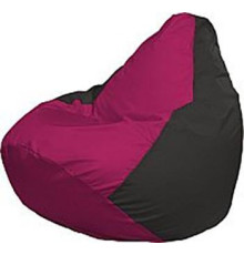 Кресло-мешок Flagman Груша Мини Г0.1-381 фуксия/чёрный