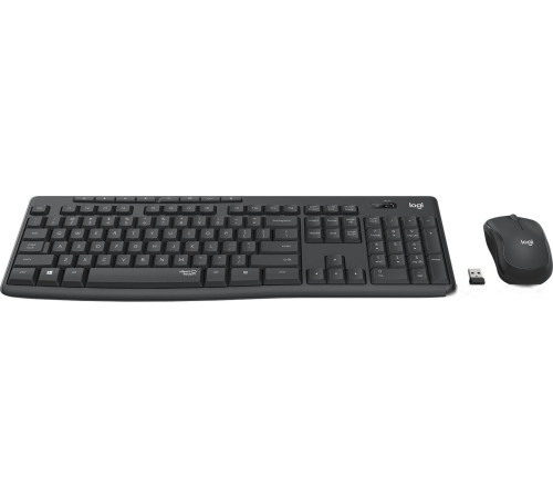 Клавиатура + мышь Logitech MK295 Silent Wireless Combo 920-009807 графитовый