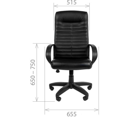 Кресло CHAIRMAN 480LT черный