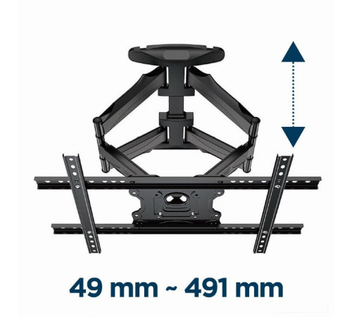 Кронштейн для телевизора Gembird WM-75ST-01