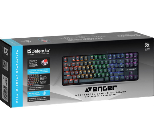 Клавиатура Defender Avenger GK-412