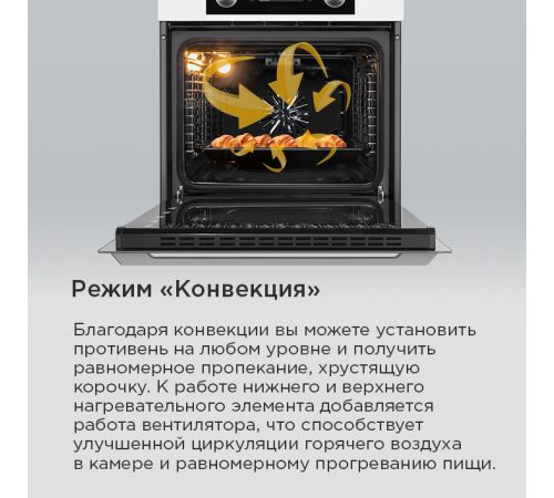Электрический духовой шкаф MAUNFELD AEOH60102W