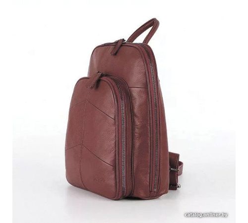 Городской рюкзак Poshete 827-254185-BRD бордовый