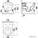 Унитаз подвесной Creavit Free FE322-34CB00E-0002+KC0903.02.0000E
