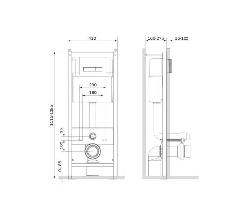 Инсталляция для унитаза AM.PM Start I012703.0251