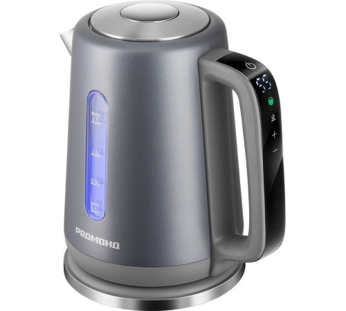 Электрический чайник Redmond Редмонд KM238 серо-голубой