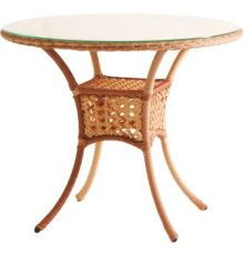 Стол Aiko Rattan Deco 7035П круглый 90х90х75 бежевый