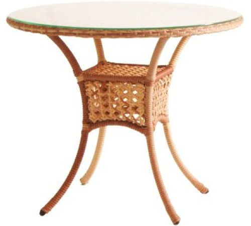 Стол Aiko Rattan Deco 7035П круглый 90х90х75 бежевый