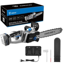 Аккумуляторная пила Deko DKCHS 40 PRO 083-2002 с 2-мя АКБ