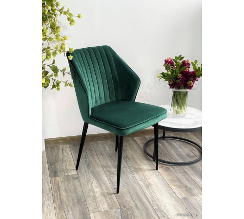 Стул M-City Seattle-V 461MC03530 зеленый 19 велюр/черный