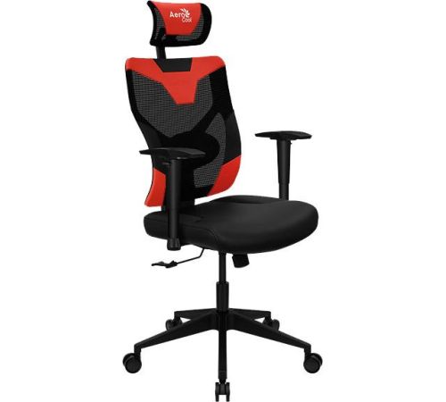 Кресло AeroCool Guardian черный/красный