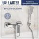 Смеситель Lauter Cascade 21СК9615C с лейкой Fleur 21S00126