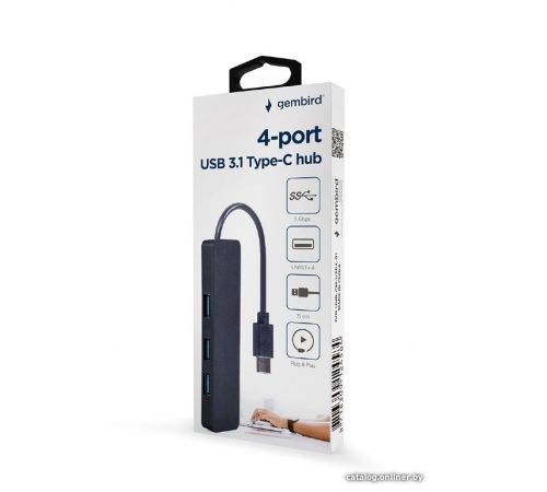 USB-хаб Gembird UHB-CM-U3P4-01