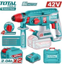 Перфоратор Total TRHLI422482 с 2-мя АКБ, кейс