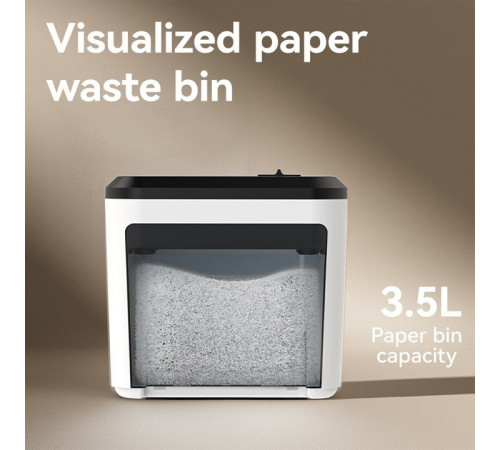 Шредер Deli ET002 черный