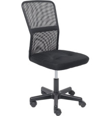 Офисное кресло AksHome Type ткань-сетка, черный/черный