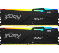 Оперативная память Kingston FURY Beast RGB 2x8ГБ DDR5 5200 МГц KF552C40BBAK2-16