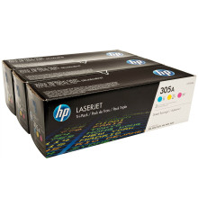 Картридж HP 305A 3-pack CF370AM