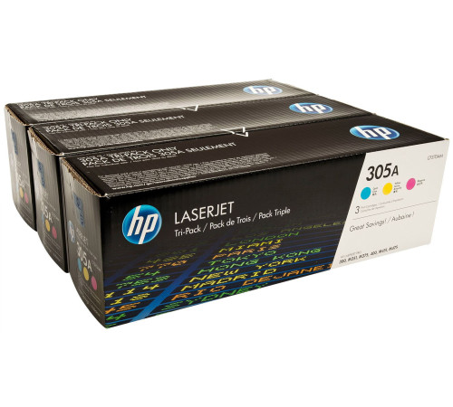 Картридж HP 305A 3-pack CF370AM