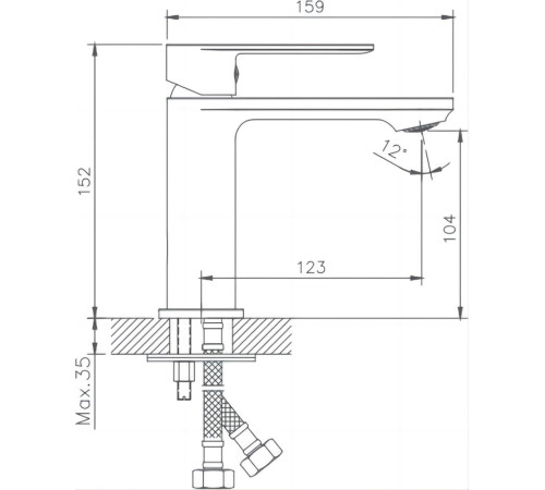 Смеситель Lauter Moon 21СK691C