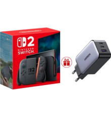Игровая приставка Nintendo Switch 2 + зарядное устройство Ugreen CD244 10335 по акции