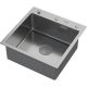 Кухонная мойка ARFEKA ECO AR мойка 500*500 POP-UP, коландер, дозатор SATIN DECOR VOLCANIC ROCK