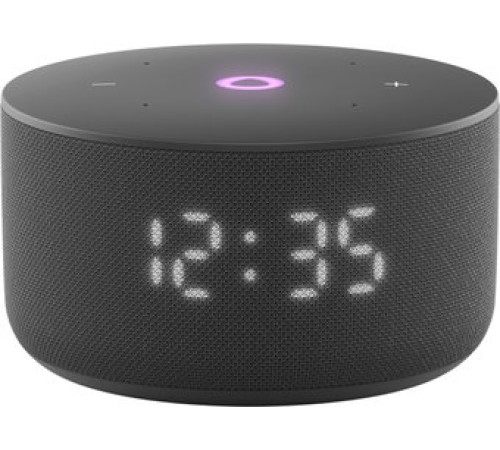 Умная колонка Яндекс Станция Мини 3 с часами черный