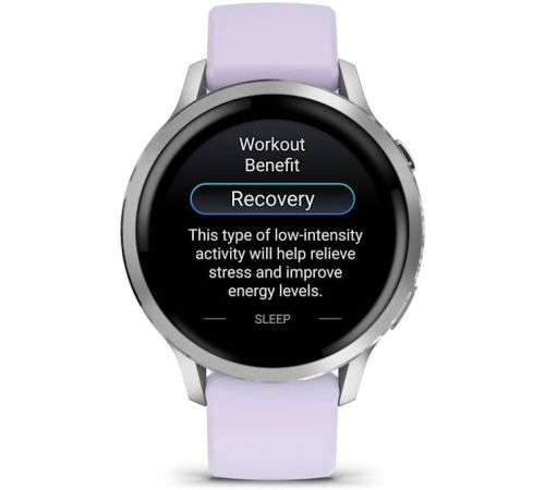 Умные часы Garmin Venu 4 41 мм серебристый/сиреневый
