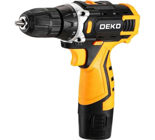 Дрель-шуруповерт Deko DKCD12V Set1 083-1022 с 2-мя АКБ, кейс