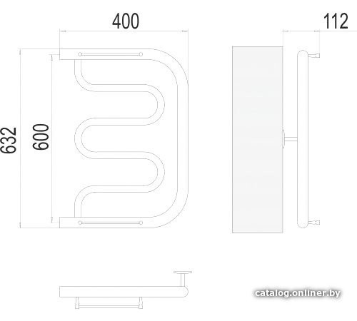 Полотенцесушитель TERMINUS Фокстрот 1