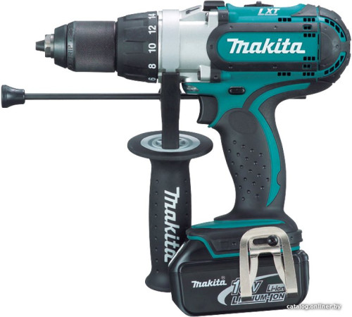 Ударная дрель-шуруповерт Makita DHP451RFE с 2-мя АКБ, кейс