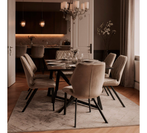 Стул Мамадома Rafael-R 360 d05 Cappuccino Lux/черный