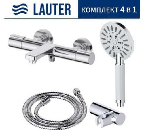 Смеситель Lauter Temp 21YH50427-4 с лейкой Relexa Nevada 21S10146