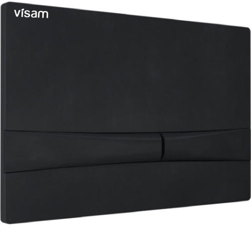 Унитаз подвесной Berges Wasserhaus Ventas Black Rimless + Visam Slim 525 EX-043326 с сиденьем