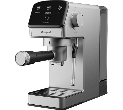Рожковая кофеварка Weissgauff WCM-240 DBx Cappuccino ColorTouch