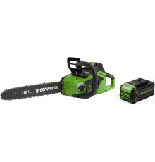 Аккумуляторная пила Greenworks GD40CS18K4 2005807UB с 1-им АКБ 4 Ач